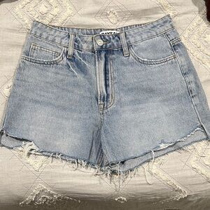 Bayeas High Waist Light Blue Jean Shorts